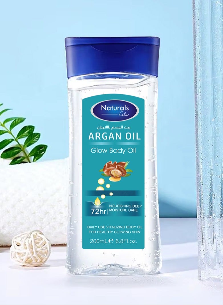 NATURALS ARGAN OIL Glow Body Oil 200 mil - Image 3