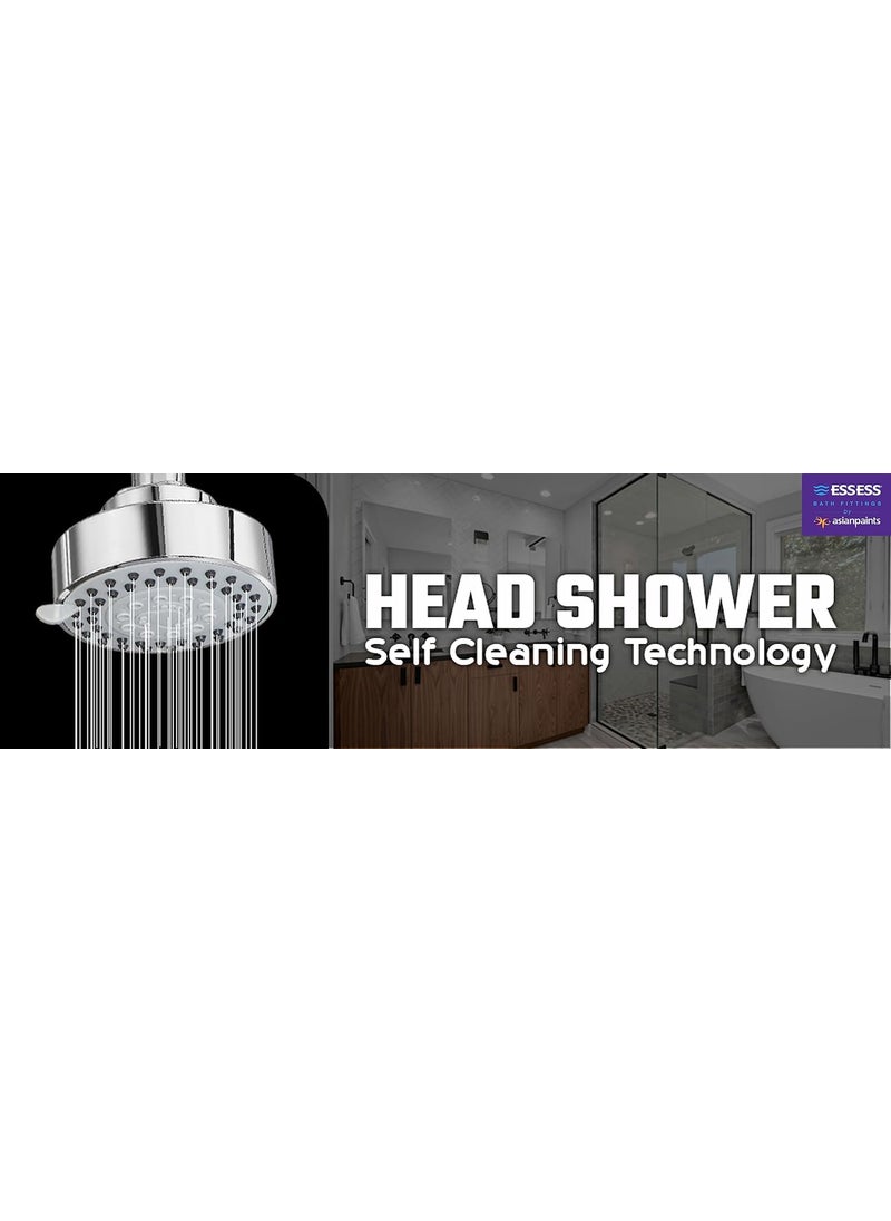 Asian Paints ESSESS by Asian Paints 4 inches Overhead Shower Flow without Arm Shower With High Flow Feature with Sleek Design 3 Years Warranty  - Image 2