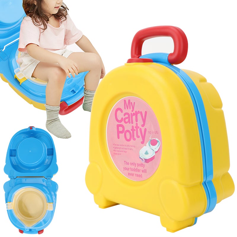 Portable Children Baby Urinal Toilet Potty Bottle Traveling Car Toilet Girl Boy PottyYellow - Image 3