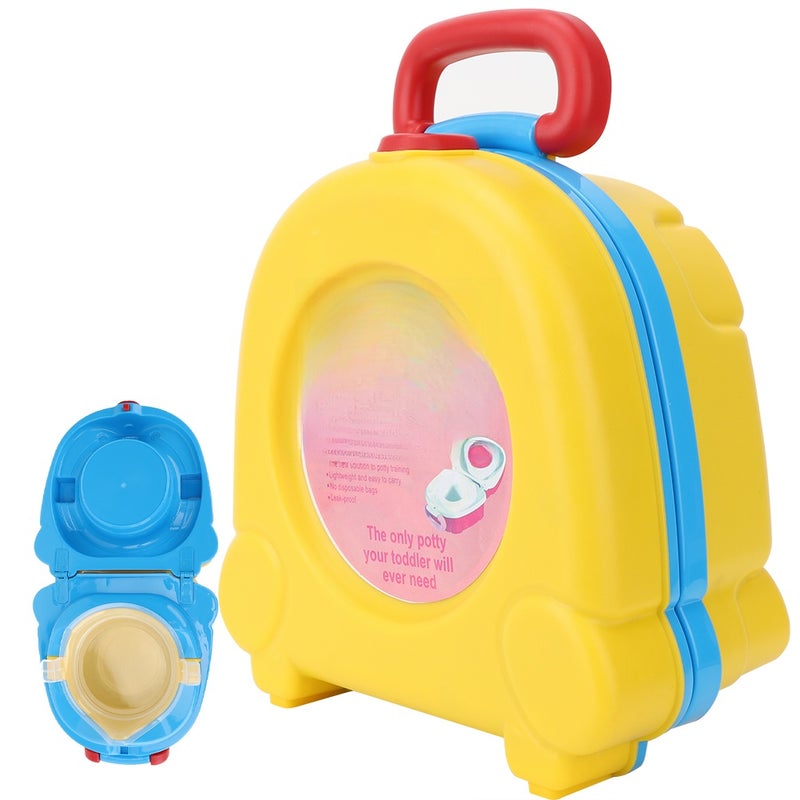 Portable Children Baby Urinal Toilet Potty Bottle Traveling Car Toilet Girl Boy PottyYellow - Image 1