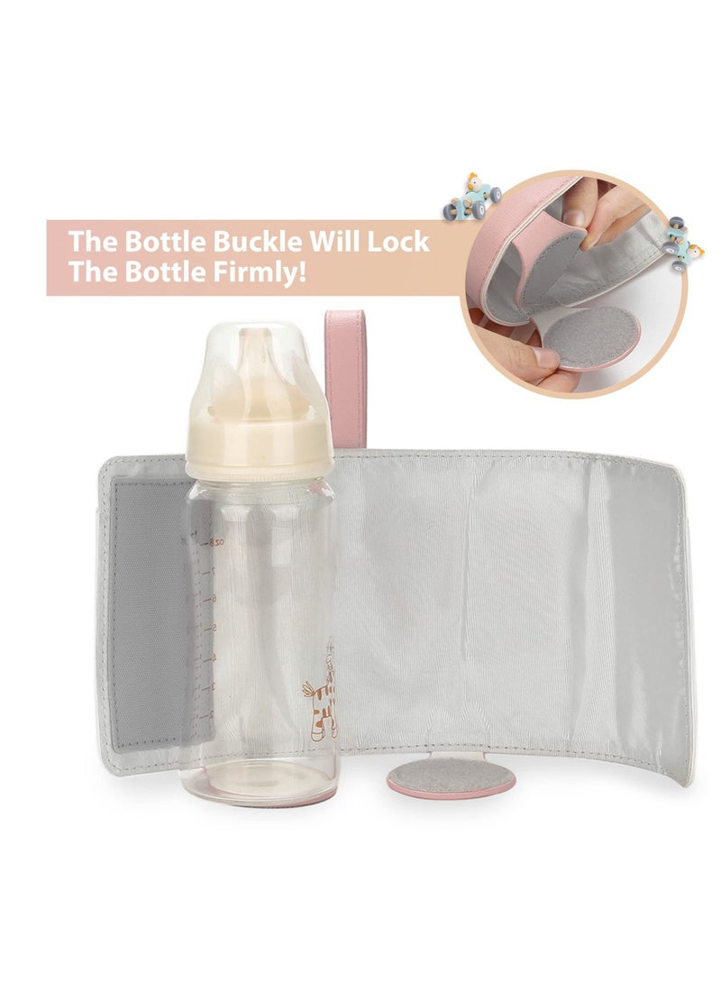 Excefore Portable Bottle Warmer, Bottle Warmer with 2A USB Wall Charger, with 3 Temperature Control, USB Baby Bottle Warmer for Breastmilk or Formula for Travel and Other Outdoor Activities - Image 3