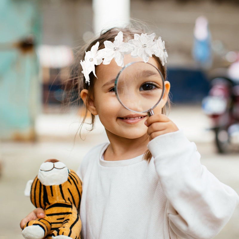 2Pcs White Metallic Thread Floral Headband For Newborn Baby Photo Props - Image 4