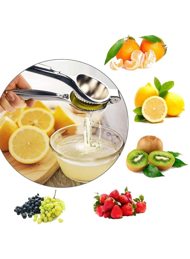 JZS Lemon Squeezer, Hand Manual Large Heavy Duty Hand Juicer for Lemon, Stainless Steel Hand Press Citrus Juicer, Lime Squeezer Bar Tool(Gold) - Image 4