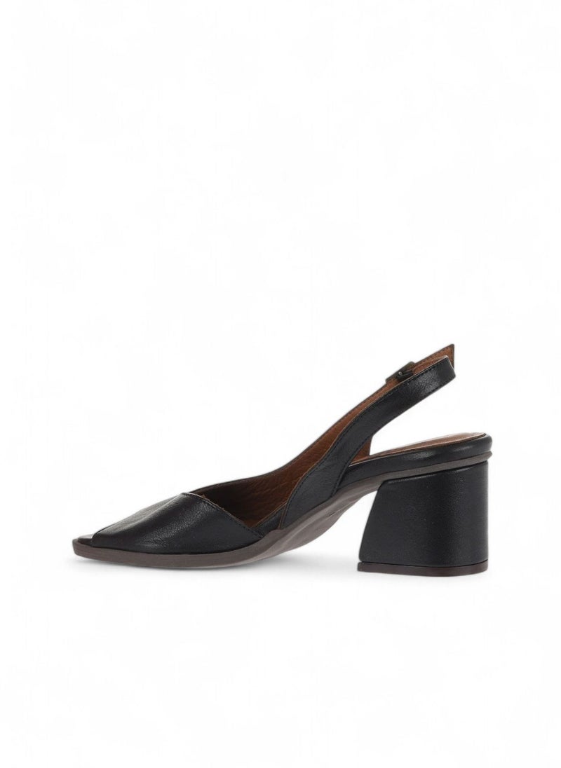 Bueno BUENO Women's Heeled Sandals – Sleek Slingback Design with Peep Toe and Buckle Closure for Elegant Everyday Wear  - Image 4
