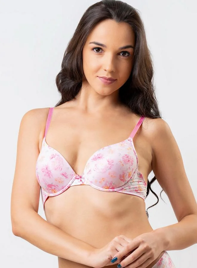 Aadaraya Set of 2 - Aadaraya Assorted Plunge Bra with Hook and Eye Closure