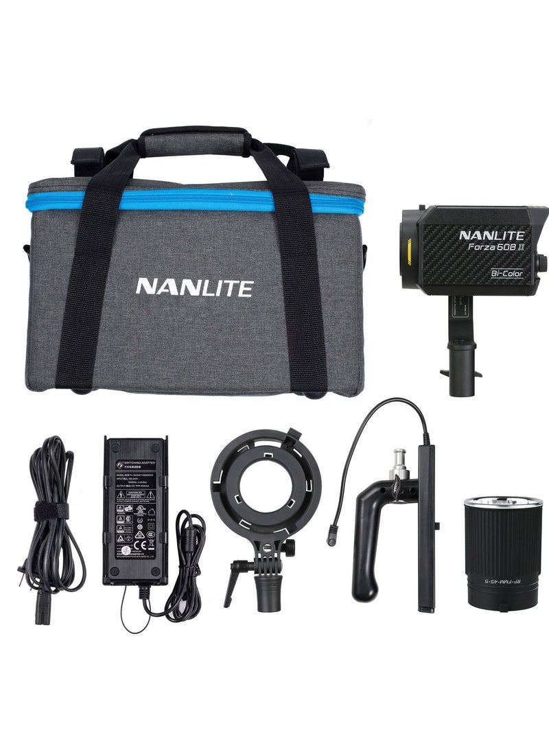 NANLITE - Nanlite Forza 60B II Bi-Color LED Monolight - Image 1