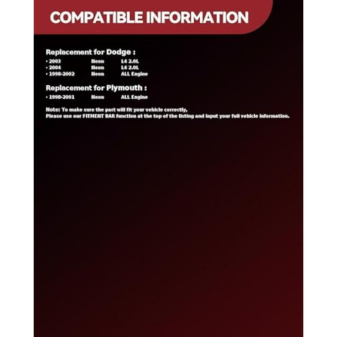 AUTOSITY Alternator Replacement for 2003-2005 SX 2.0 2000-2002 Neon 1998-2000 Neon 1998-1998 Neon, 2001-2004 Neon, Alternator Replace 13735N 13735 4794222AD 4794222AB 4794222AC 4793692AB 4794222AA - Image 2