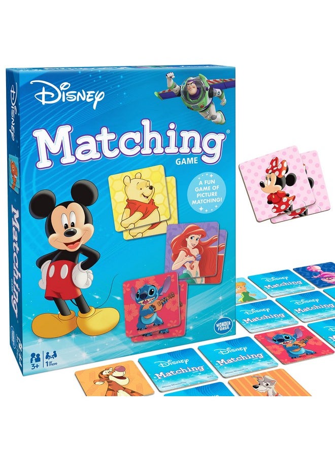Wonder Forge Wonder Forge Disney Classic Characters Matching Game | Fun Learning Toy for Kids Ages 3-5 | Engaging Memory Skills Game | Features Beloved Disney Icons  - Image 1