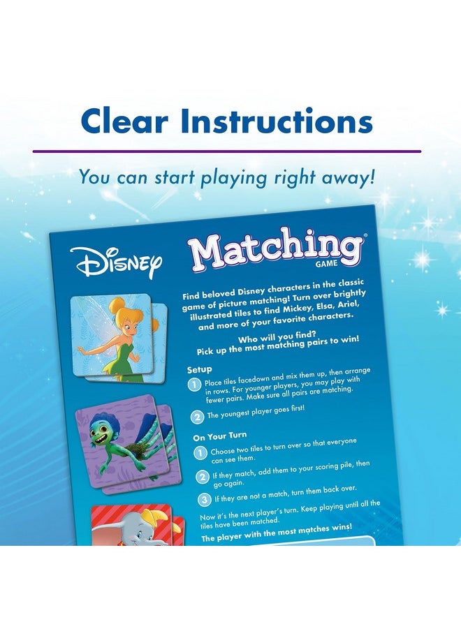 Wonder Forge Wonder Forge Disney Classic Characters Matching Game | Fun Learning Toy for Kids Ages 3-5 | Engaging Memory Skills Game | Features Beloved Disney Icons  - Image 4