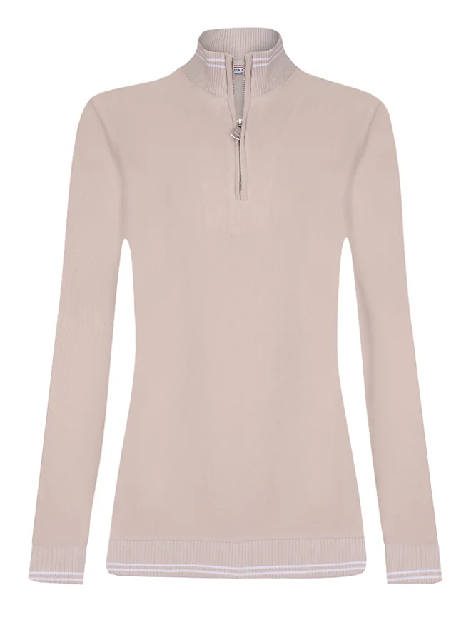 فيليكس هاردي Half-Zip Knit Sweater