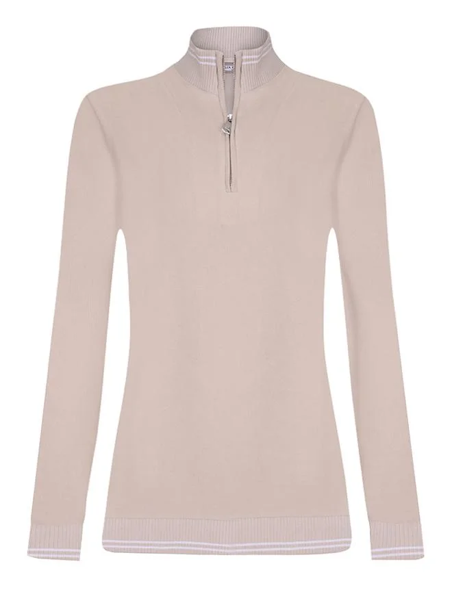 FELIX HARDY Half-Zip Knit Sweater