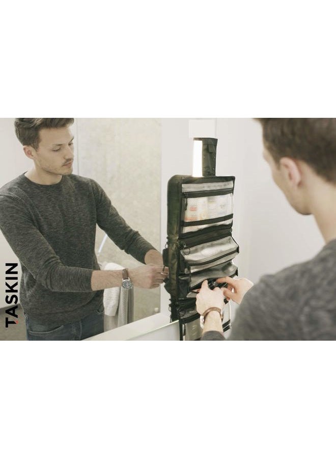 Taskin ROLR | 3-in-1 Toiletry Bag | Built-in 4 Suction Cups, Water Resistant - Image 2