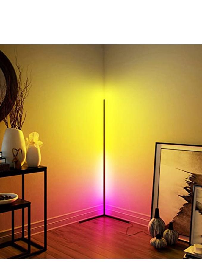 مصباح زاوية بإضاءة LED مع جهاز تحكم مزود بخاصية البلوتوث متعدد الألوان - Image 2
