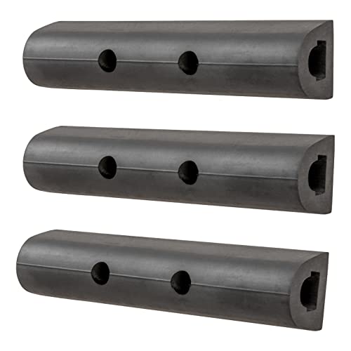 Luverne 2090615-3 10-Inch Universal Rubber Bumper Guard Protector Strips Loading Dock Rear Fender Pad Bump Stop, 3-Pack - Image 1