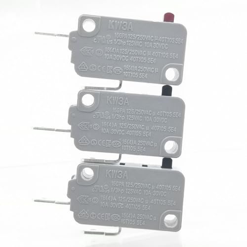 Yoiilnz KW3A Microwave Oven Door Switch 16A 125/250V Door Interloc (2 Normally Open and 1 Normally Closes) - Image 4