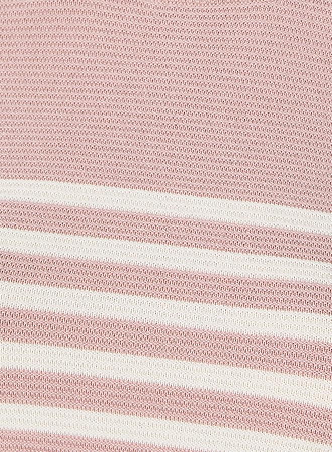 Splash FAV Basic Ottoman Striped Crew Neck Sweater - Image 2
