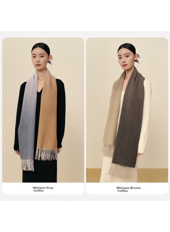 Wanshili Wool Scarf, Autumn And Winter New Style, Warm Neck Wrap Shawl, Gift For Women, Gift Box Set, Holiday Present - Xuyu - Image 1