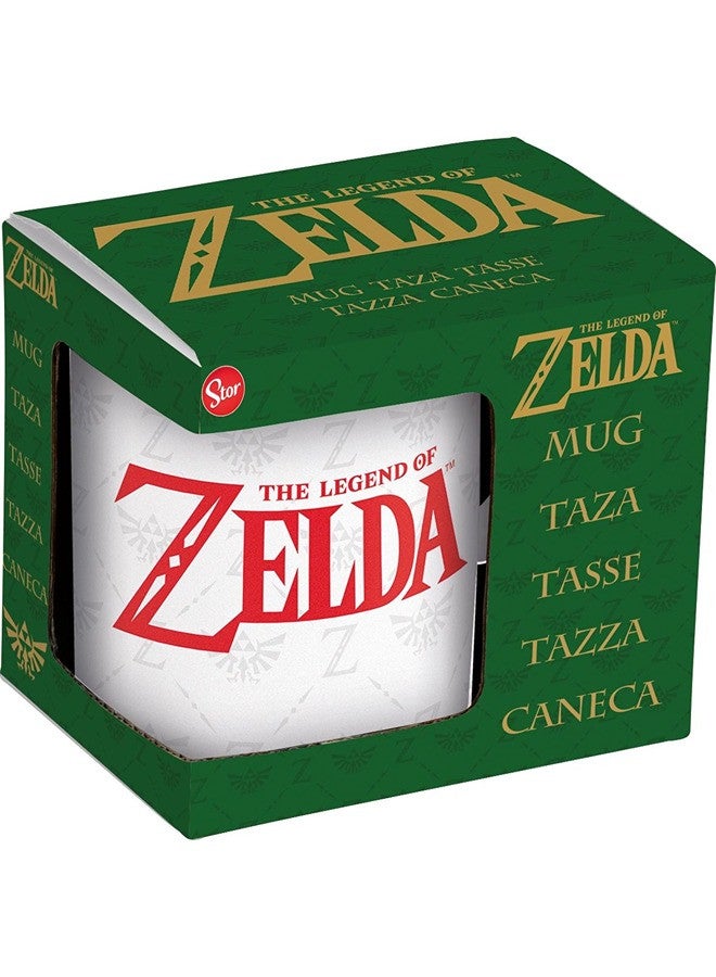 ZELDA STOR Nintendo Ceramic Mug With Handle Zelda 325Ml Set Of 1 Pcs Tea Coffee Cylin Shape | Microwave & Dishwasher Safe, Freezer Safe | Ideal For Daily Use Coffee Tea Milk & Gifting | Color Multicolor - Image 1
