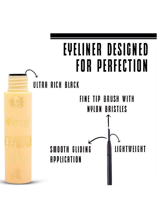 adbeni Ultimate Liquid Eyeliner 5Ml, All-Day Dramatic Eyes & Definition With Jet-Black Perfection, Smudge Proof & Transfer Proof, Water Resistant Defines Your Eyes Beautifully - Image 2