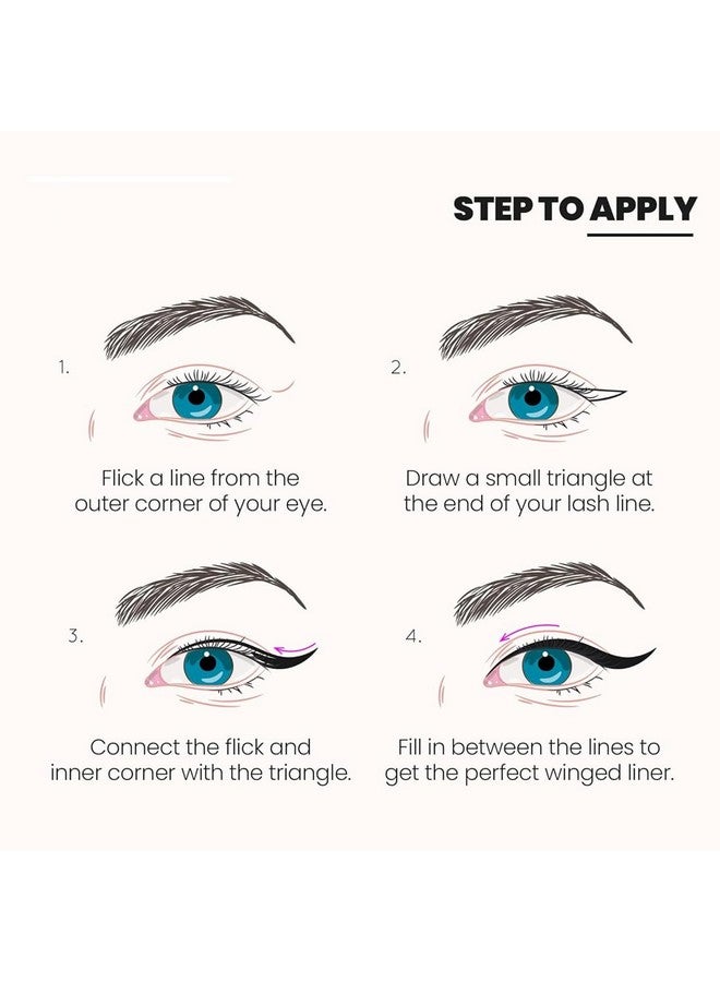 adbeni Ultimate Liquid Eyeliner 5Ml, All-Day Dramatic Eyes & Definition With Jet-Black Perfection, Smudge Proof & Transfer Proof, Water Resistant Defines Your Eyes Beautifully - Image 4