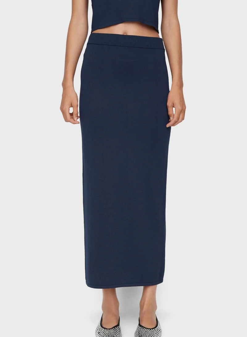 MANGO High Waist Skirt
