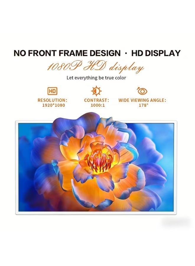 Crony TX24-1 24-Inch FHD Smart Portable TV, 8+128GB RAM+128GB, Android 12, Rolling Tablet TV on Wheels, Built-in 10000mAh Battery, Full Swivel Rotation, Voice Remote Control. Suitable for home/office/bedroom/kitchen/camping. - Image 5