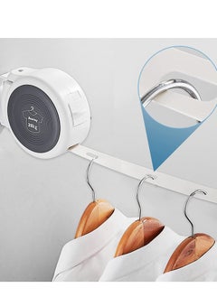 Excefore Retractable Clothesline Adjustable Wall Mounted Clothing Line hanging hole design anti-slip Indoor Home Dormitories Laundry Hotels Travel Outdoor  - Image 5