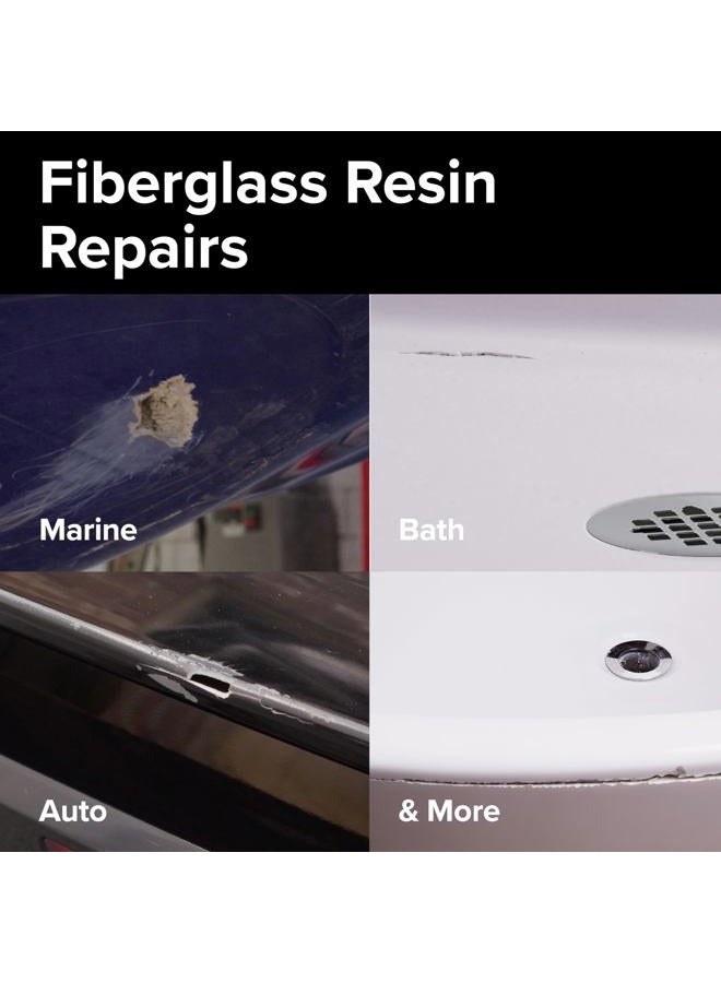 J-B WELD Fiberglass Resin - Quart - Bath, Marine & Auto - Image 2