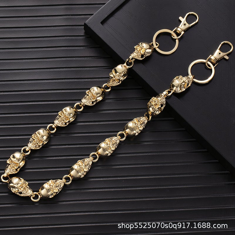Skull Pant Chain Multi Scene Waist Decor for Concert Festival Photoshoot Outfit - Image 4