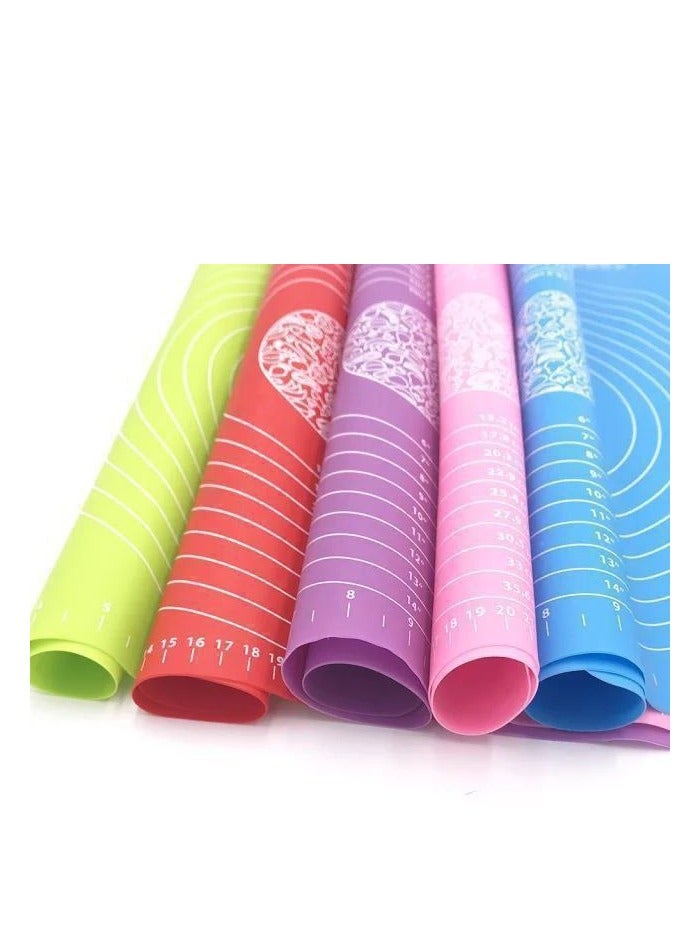 Silicone Dough Mat with Measurement – Perfect for Easy Dough Preparation  - Image 1