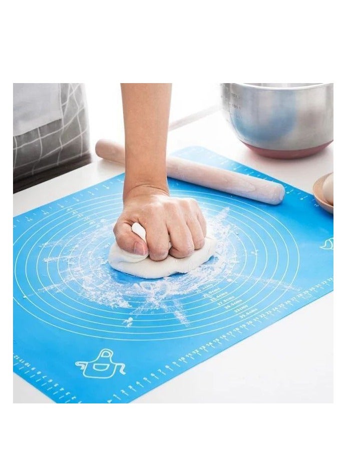 Silicone Dough Mat with Measurement – Perfect for Easy Dough Preparation  - Image 2