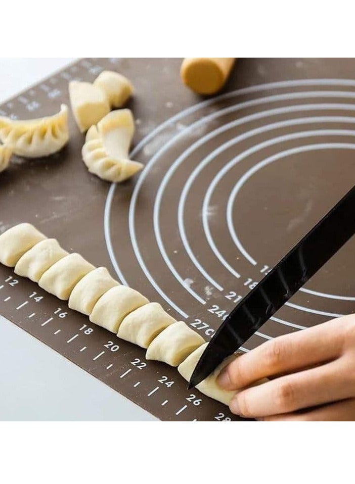 Silicone Dough Mat with Measurement – Perfect for Easy Dough Preparation  - Image 3