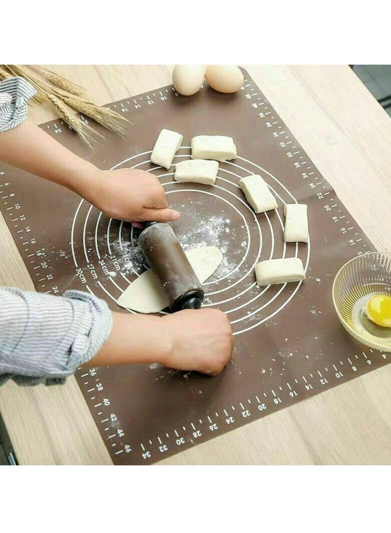 Silicone Dough Mat with Measurement – Perfect for Easy Dough Preparation  - Image 4
