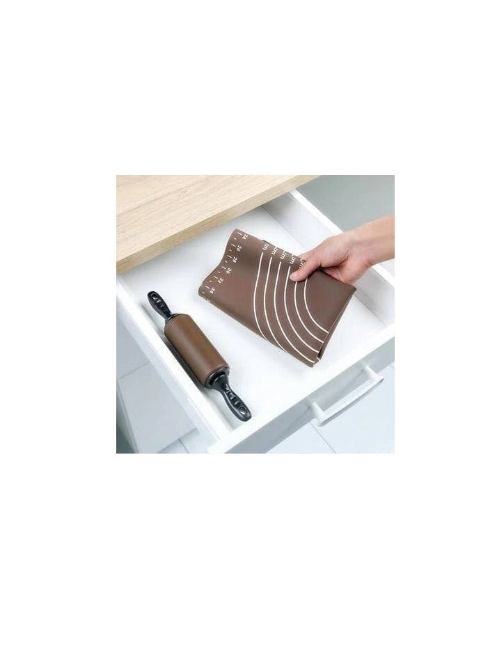 Silicone Dough Mat with Measurement – Perfect for Easy Dough Preparation  - Image 5