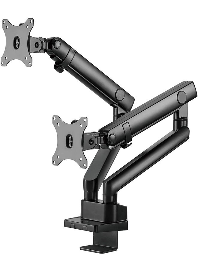 SilverStone ARM25 Dual Monitor Arm w/ Mechanical Spring Design Versatile Adjustability, Monitors Up To 32" Size 9kg Weight, VESA Mounting Interface Standard, 100mm Mounting Hole  - Image 4