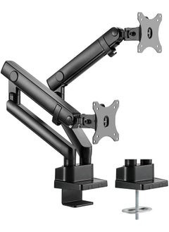 SilverStone ARM25 Dual Monitor Arm w/ Mechanical Spring Design Versatile Adjustability, Monitors Up To 32" Size 9kg Weight, VESA Mounting Interface Standard, 100mm Mounting Hole  - Image 1