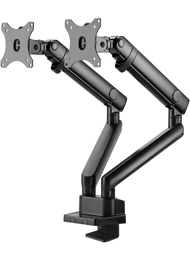 SilverStone ARM25 Dual Monitor Arm w/ Mechanical Spring Design Versatile Adjustability, Monitors Up To 32" Size 9kg Weight, VESA Mounting Interface Standard, 100mm Mounting Hole  - Image 2