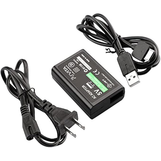 rayihni PS VITA CHARGER, AC ADAPTER WALL CHARGER COMPATIBLE WITH SONY PLAYSTATION VITA 1000 (ONLY COMPATIBLE WITH PSV 1000) - Image 1