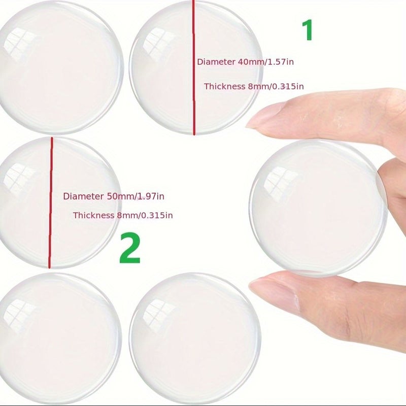 Self Adhesive Transparent Door Bumper Wall Protectors Noise Reduction Pads - Image 2