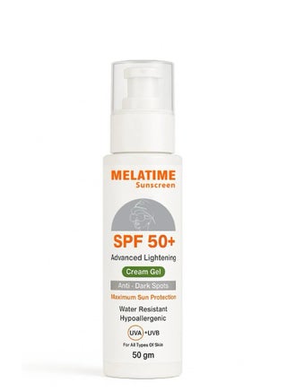 Melatime sunscreen SPF 50+  Advanced Lightening - 50 gm - pzsku/Z071987EF97BC84659996Z/45/1748771883/37bddf5a-5d03-4ef7-acf8-a4dbbf4c0f0c
