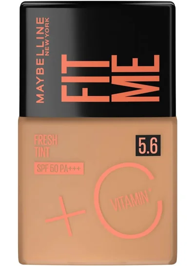 MAYBELLINE NEW YORK Maybelline New York, Fit Me Fresh Tint Foundation Spf 50 With Brightening Vitamin C, 5.6