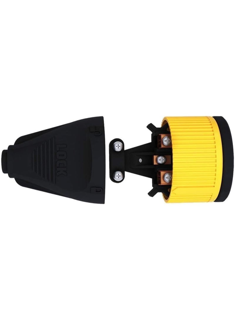 باور لوك نتاية اسود بدون سلك - 16 امبير- 250 فولت - تمنع خروج الفيشة - Image 4