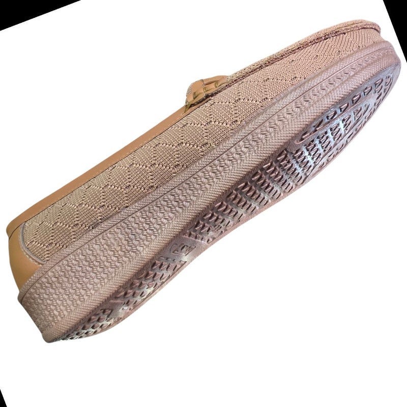 Karisma Wedge Crochet Fabric Closed Shoe With A Chain Lazercut Design - Image 3