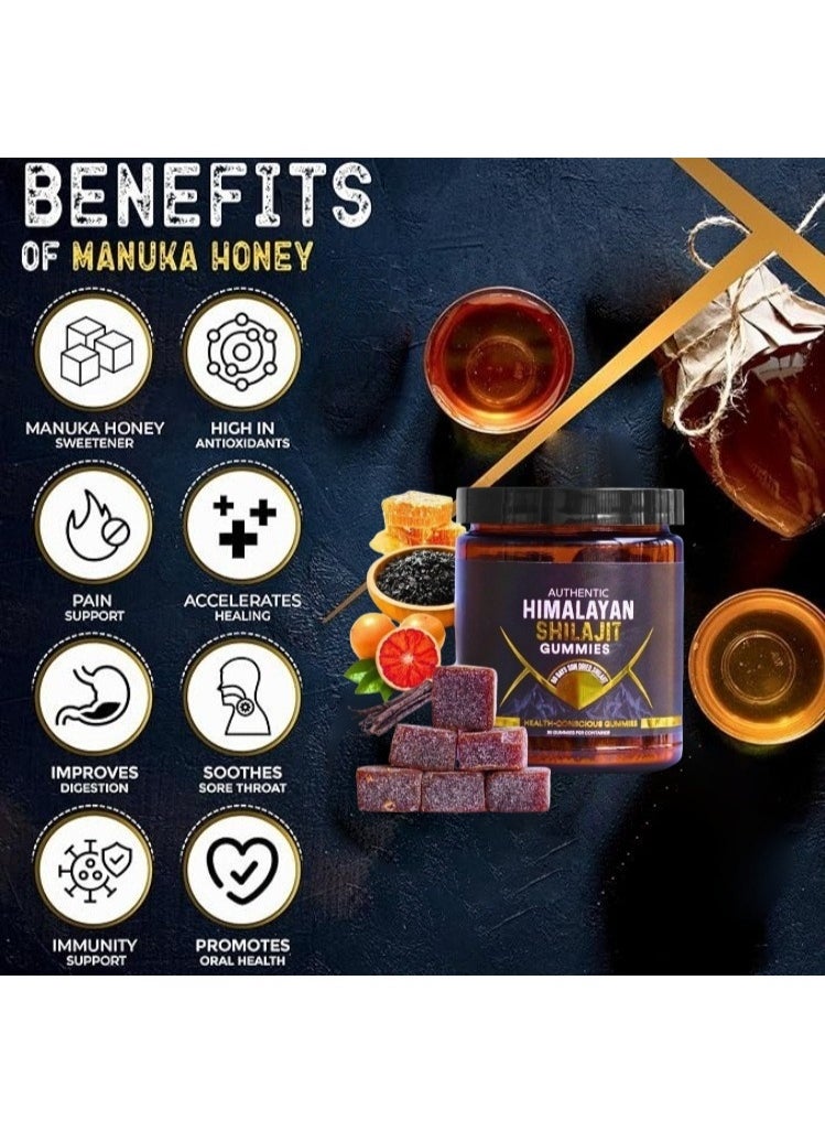 AUTHENTIC Shilajit Honey Gummies, Boost Immunity, Strength and Endurance  - Image 2