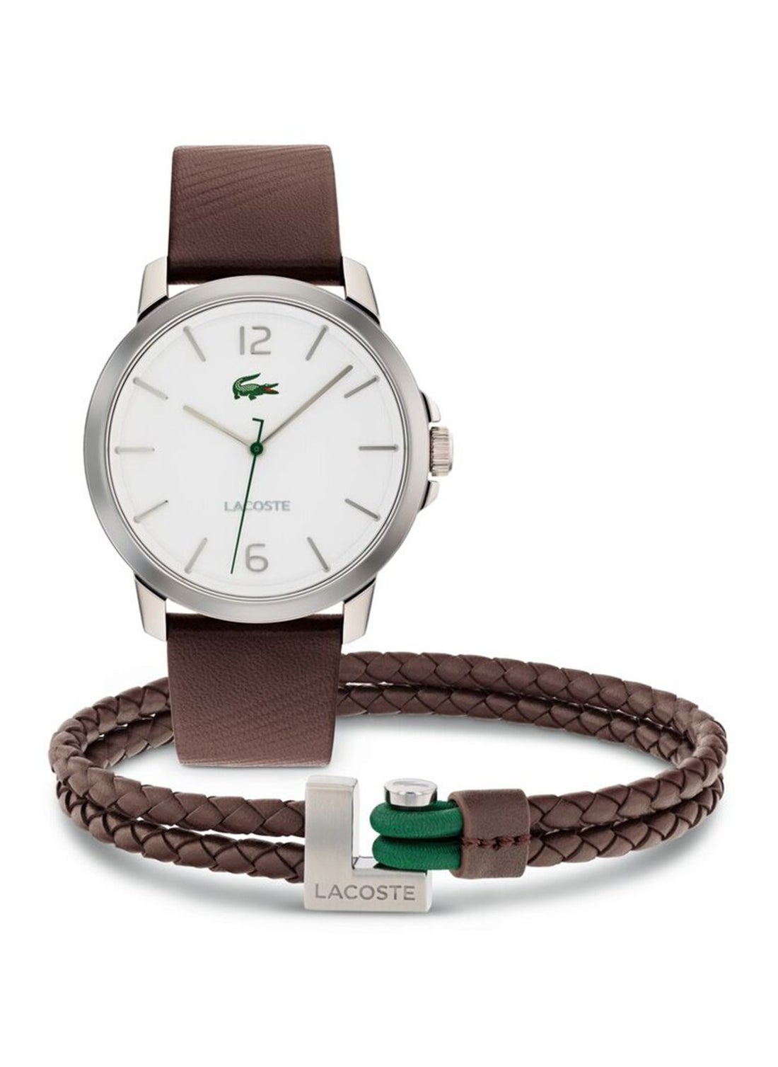 LACOSTE Round Analog Men's White Case Wrist Watch - 2070027 