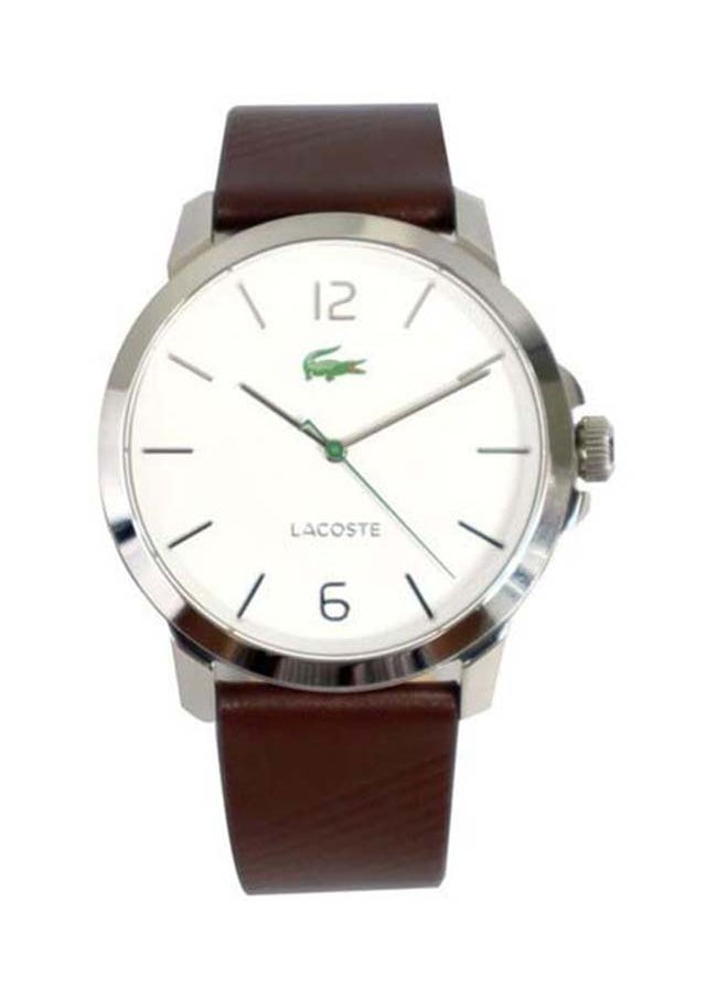 LACOSTE Round Analog Men's White Case Wrist Watch - 2070027  - Image 2