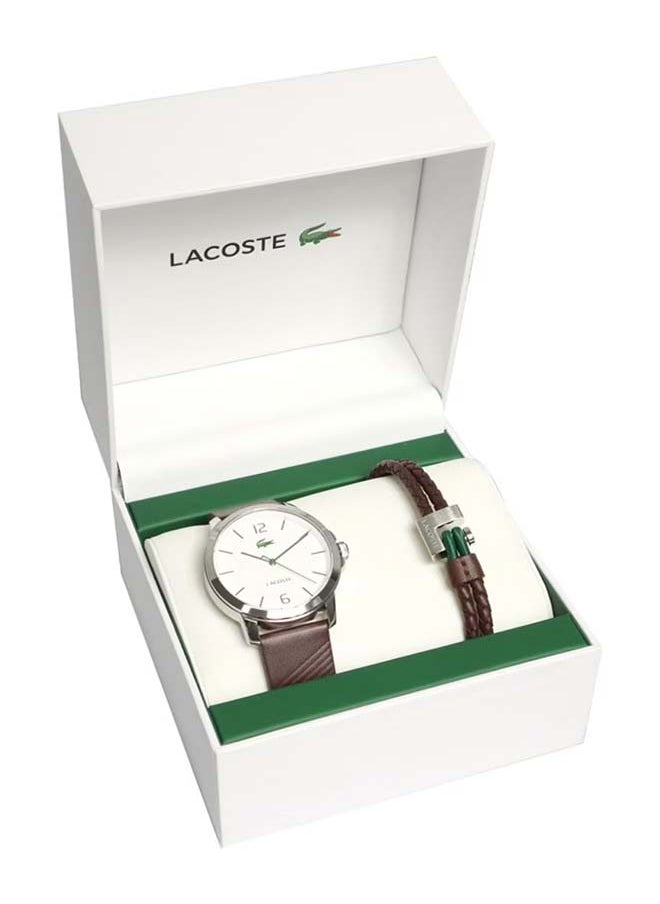 LACOSTE Round Analog Men's White Case Wrist Watch - 2070027  - Image 4