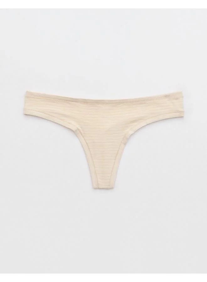 Aerie SUPERCHILL COTTON BINDING THONG (SLUB YARN DYED)