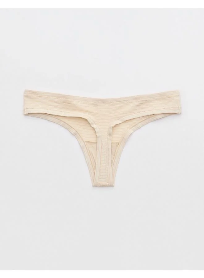 Aerie SUPERCHILL COTTON BINDING THONG (SLUB YARN DYED)