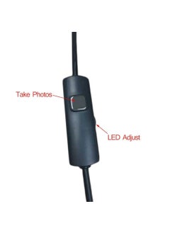 MatLogix MatLogix Waterproof Endoscope Mini HD Snake Tube 55 Mm Lens USB Inspection 6 LED Borescope Security Camera with 2m Wire for Android Phone PC and Notebook Black  - Image 3